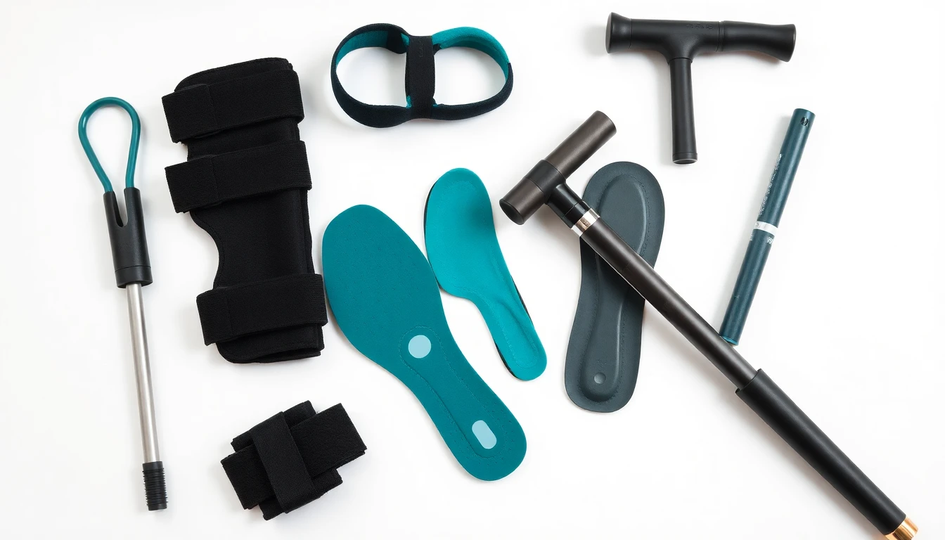 Aides techniques et orthèses pour l'arthrose